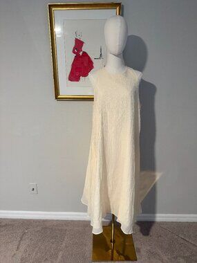 COS Seersucker Midi Dress - US 14
